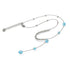 Cerulean | Silver | Firefly Glass Cascade Double Pendant